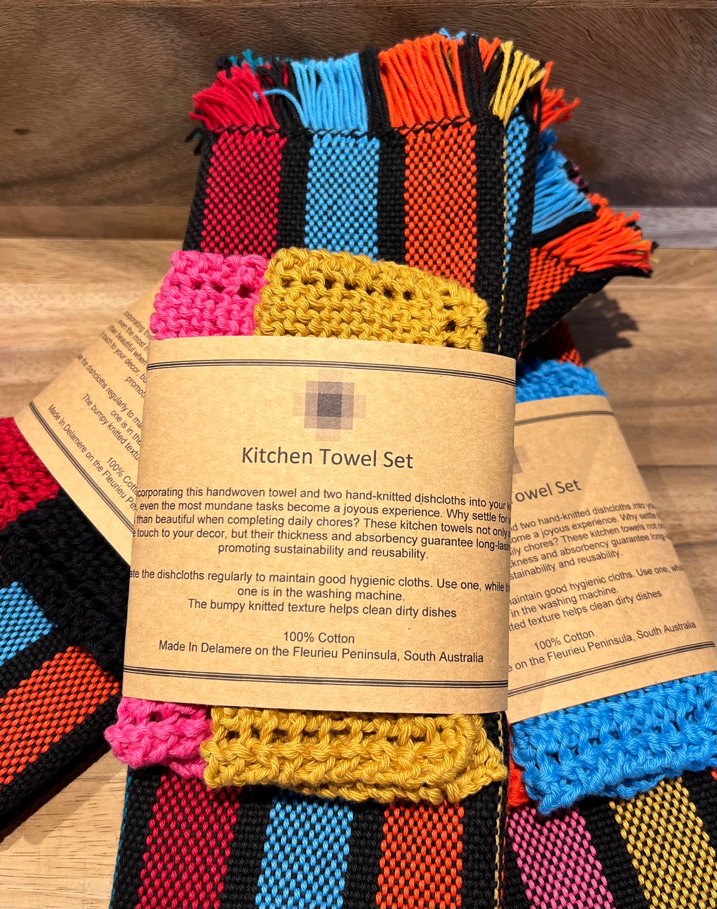 Handwoven Kitchen Towel Set